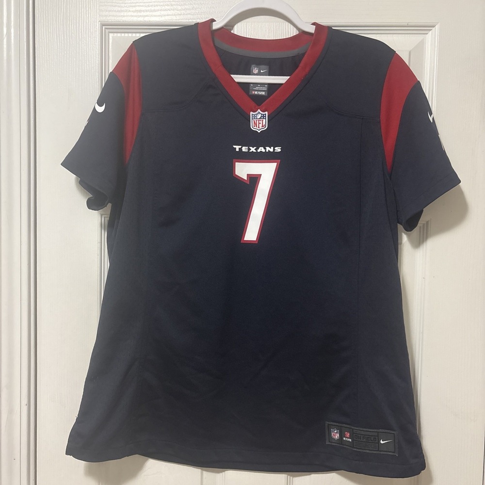 Women's Nike X Large CJ Stroud Houston Texans #7 On Field Football Jersey V Neck